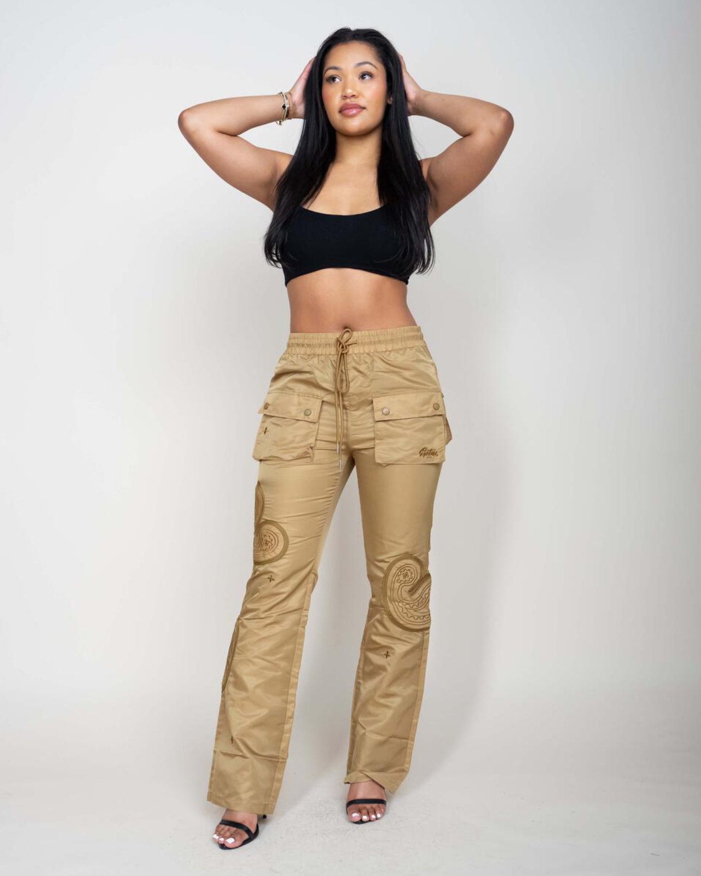 PUFFER PAISLEY PANTS