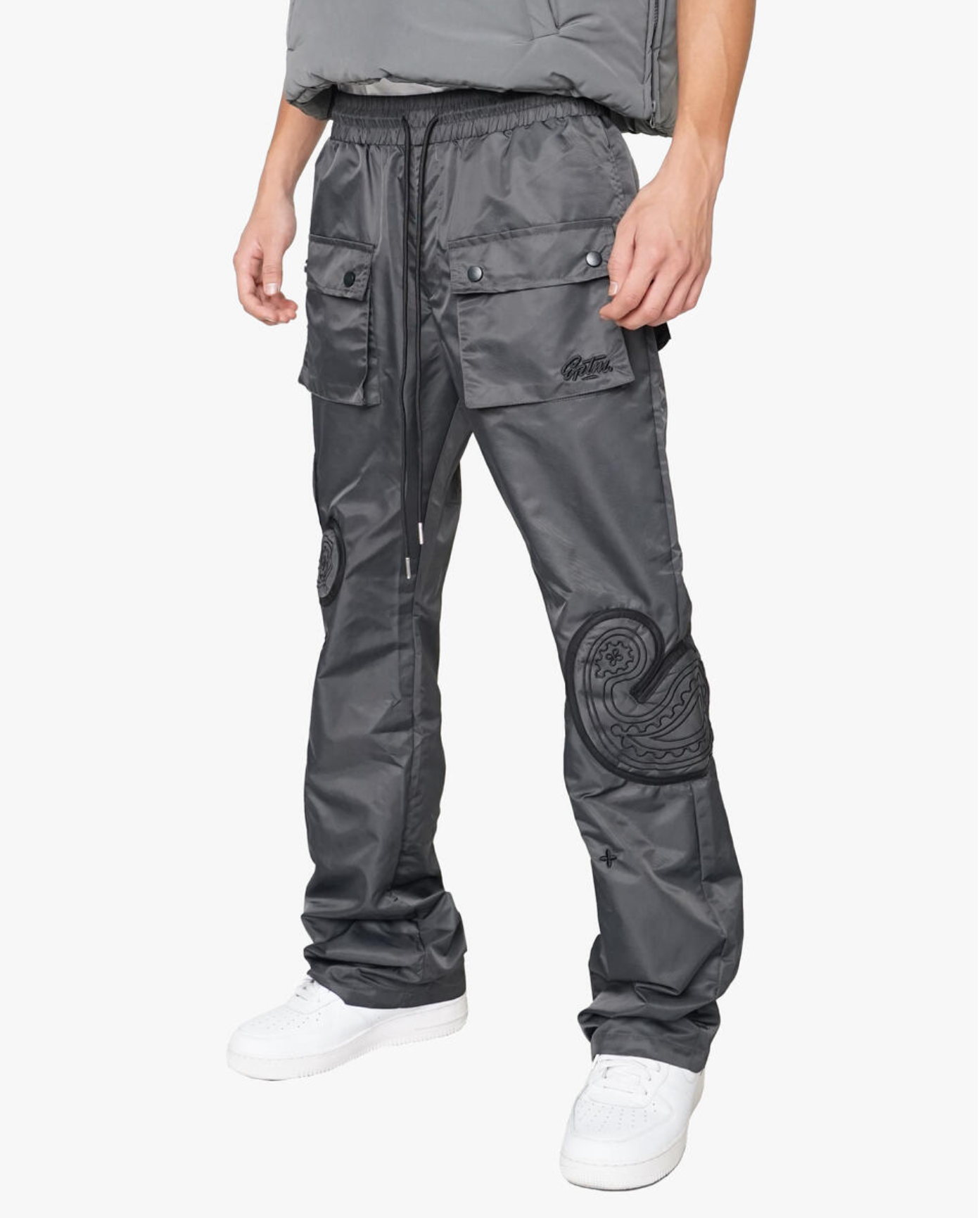 PUFFER PAISLEY PANTS