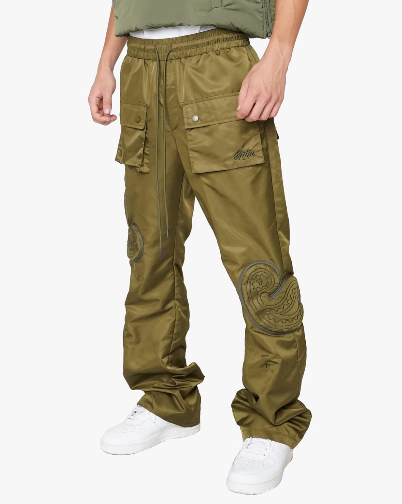 PUFFER PAISLEY PANTS