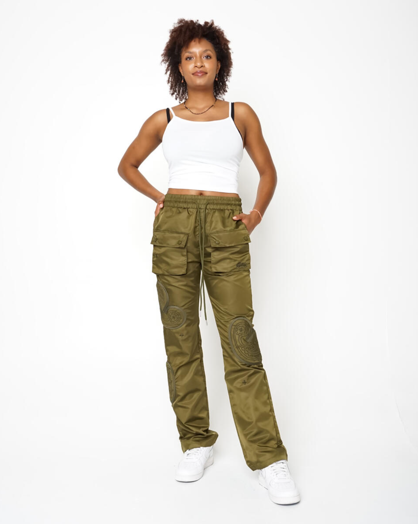 PUFFER PAISLEY PANTS