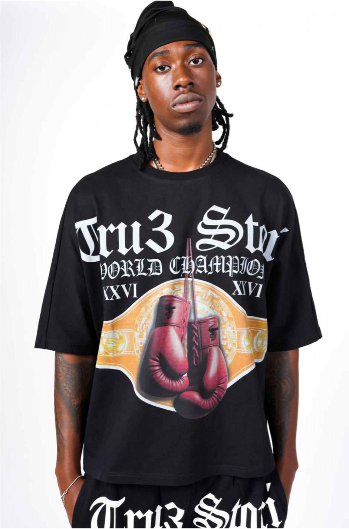 tru3stori boxing tee