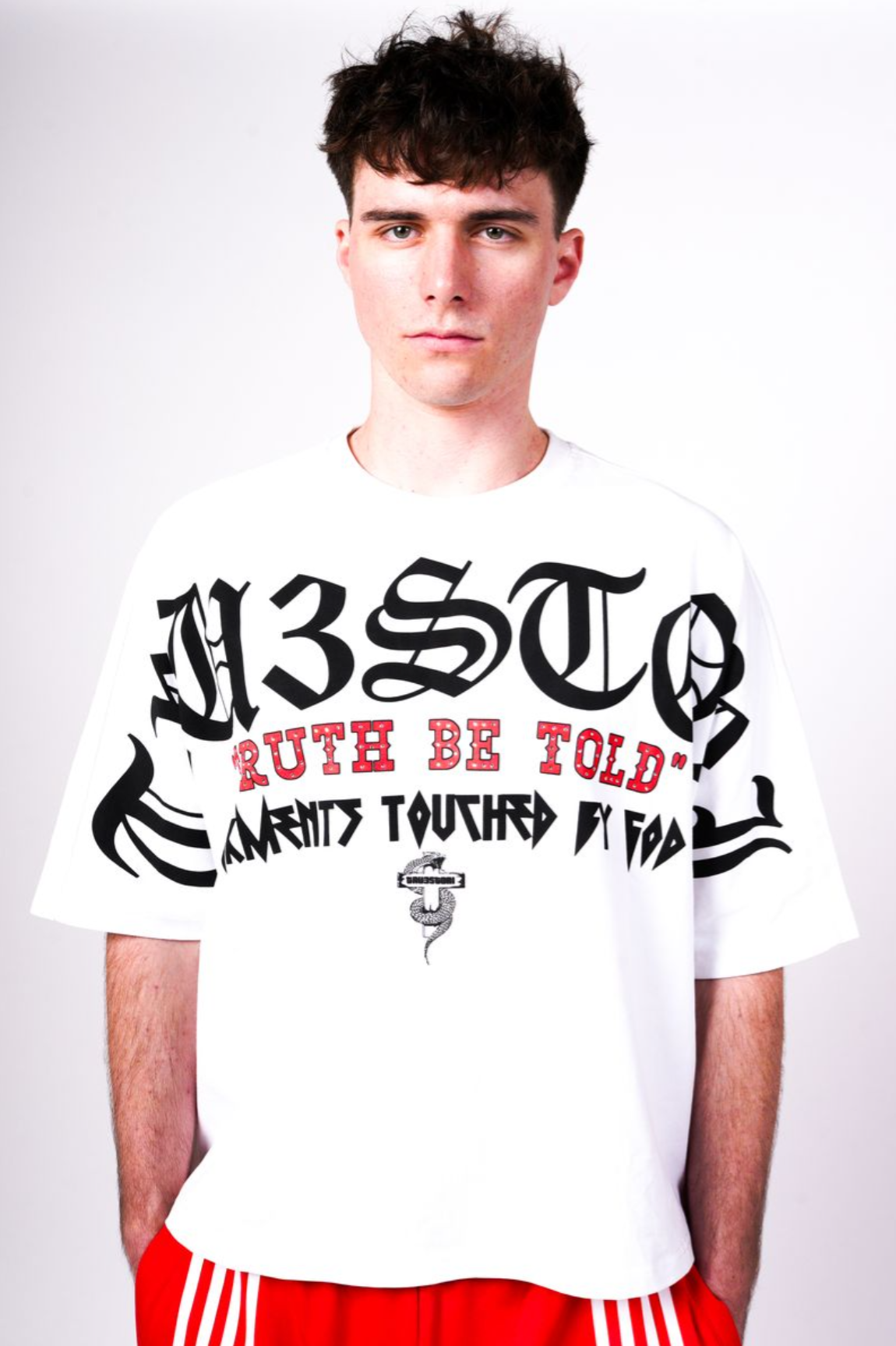 tru3stori truth be told tee white