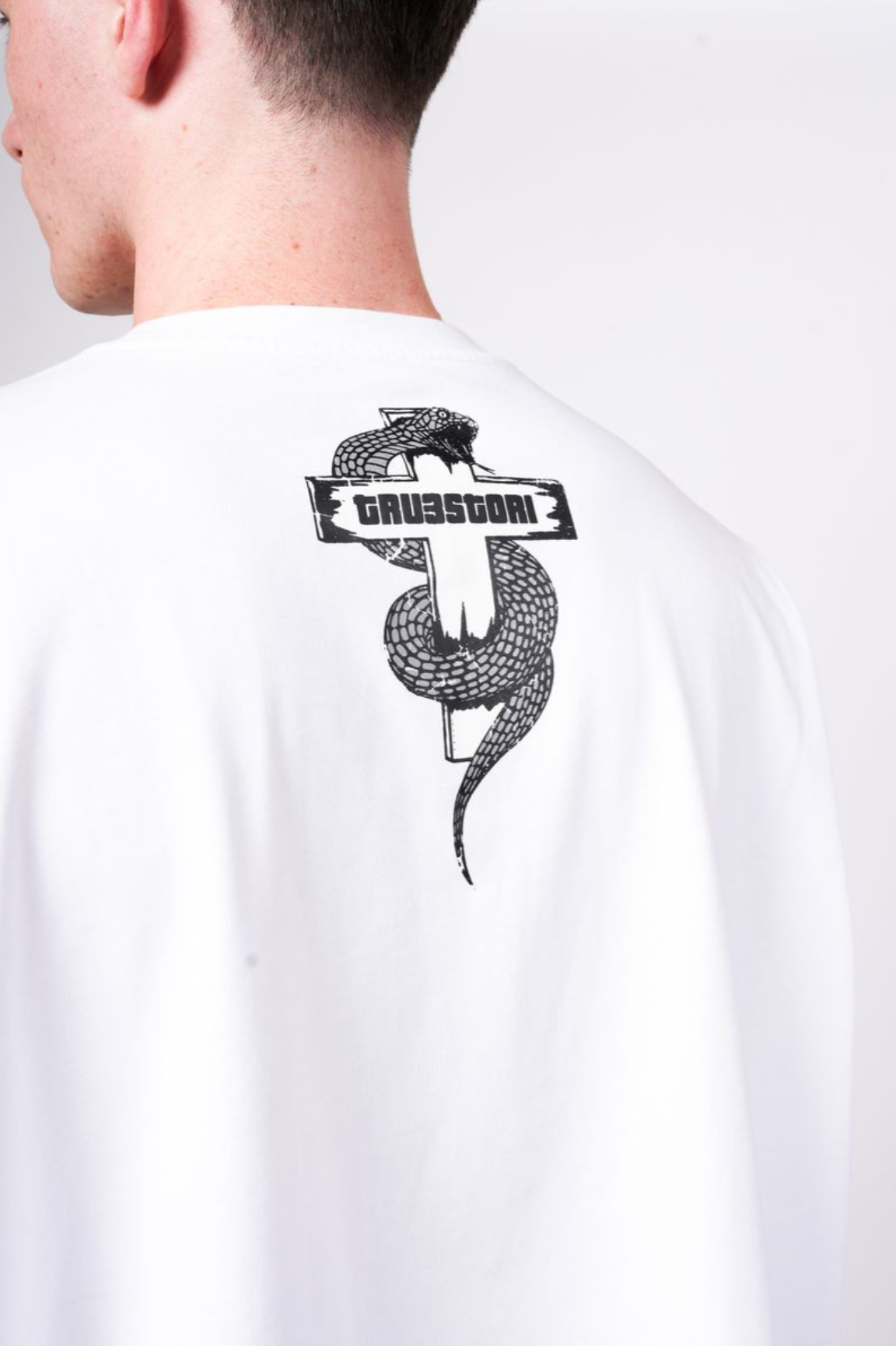 tru3stori truth be told tee white