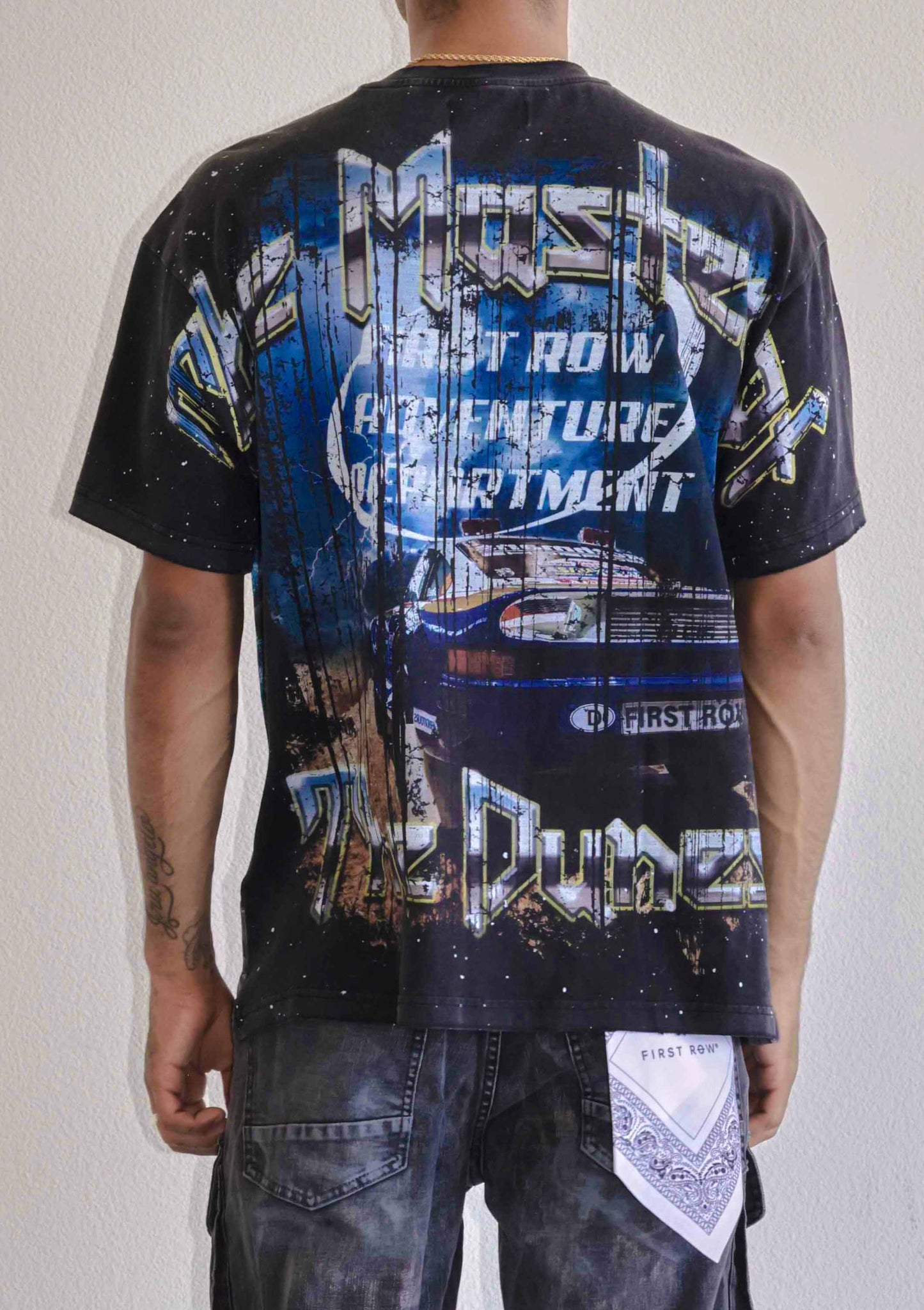 DEATH ROAD COSMOS TEE: Black / 2XL