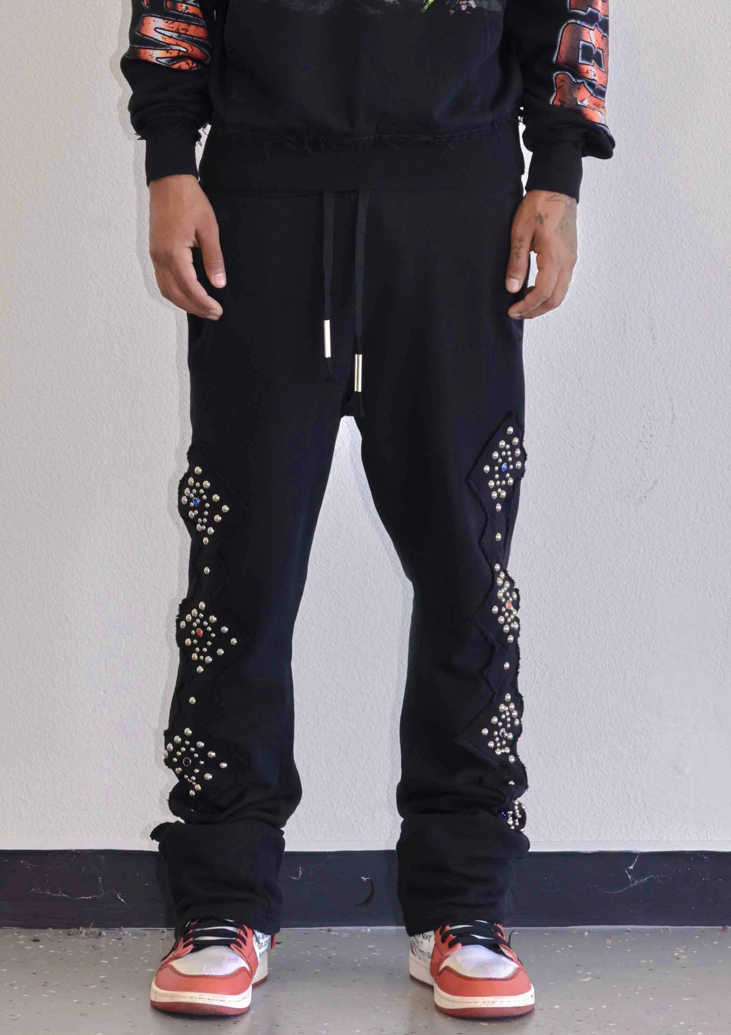 MIDNIGHT RODEO FLARE JOGGER: Black / 2XL