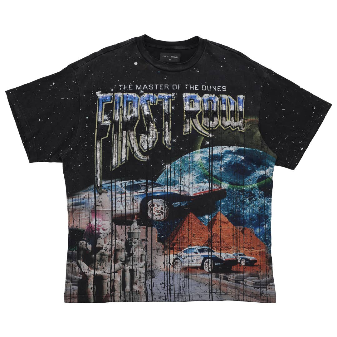 DEATH ROAD COSMOS TEE: Black / XL