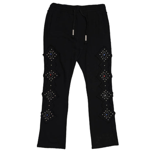 MIDNIGHT RODEO FLARE JOGGER: Black / 2XL