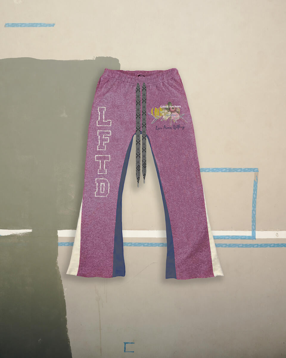 Stacked sweats pants