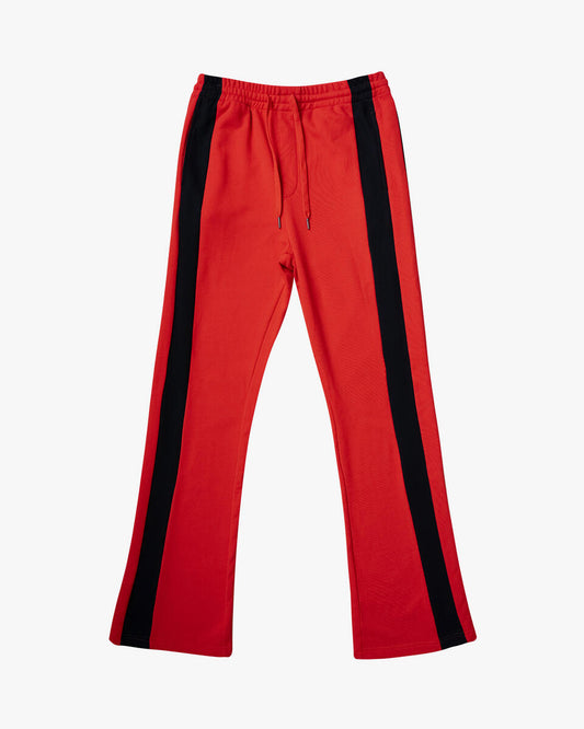 Red Barry flare pants