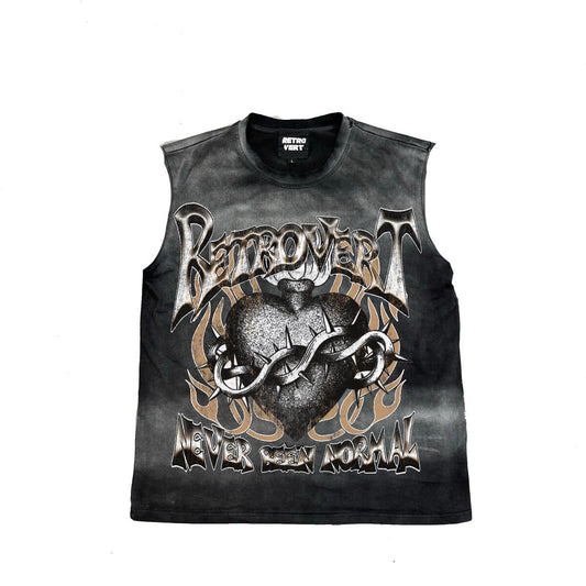 Heart Thorn Cutoff T-Shirt