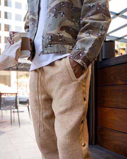 MOHAIR SNAP PANTS