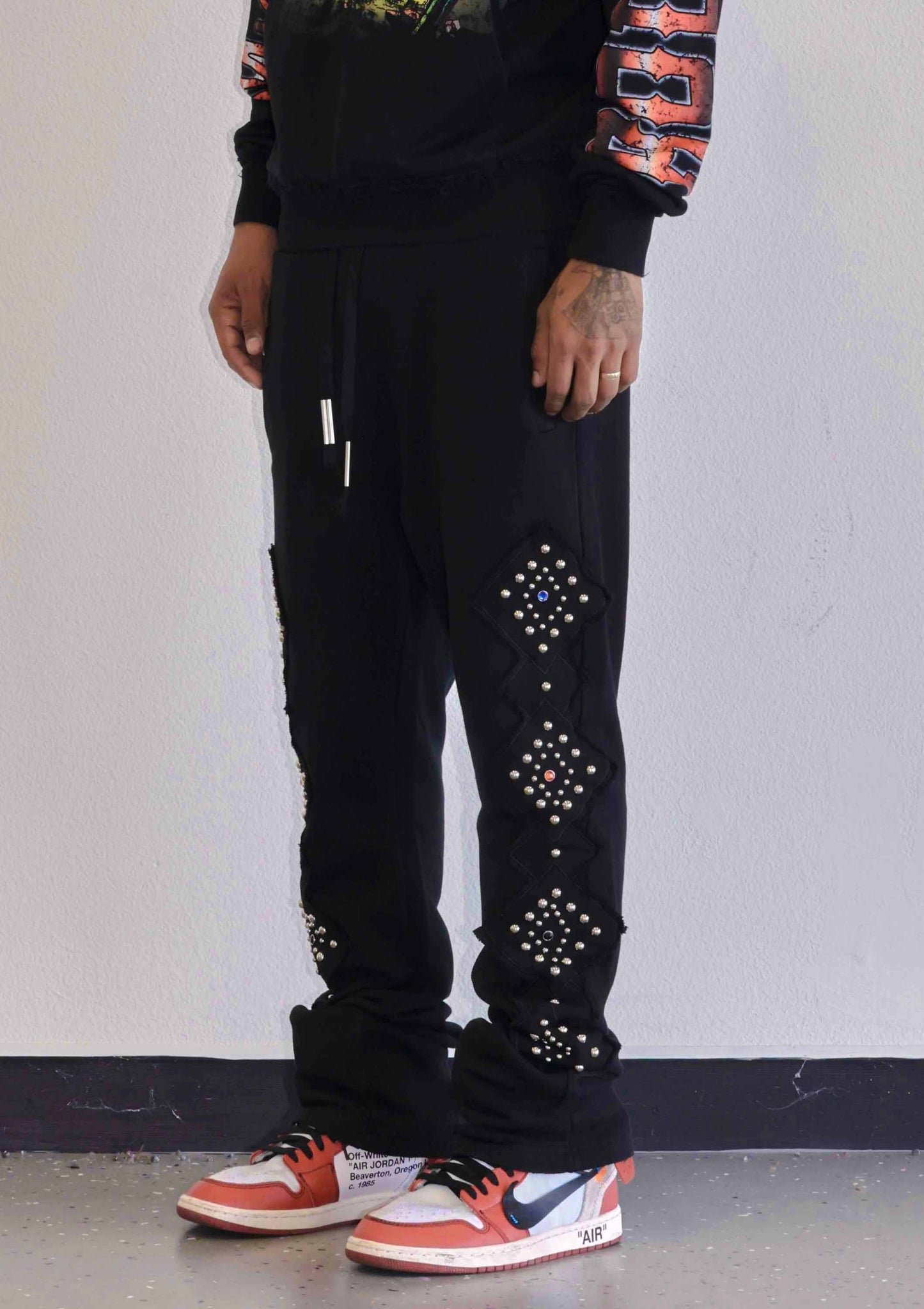 MIDNIGHT RODEO FLARE JOGGER: Black / 2XL