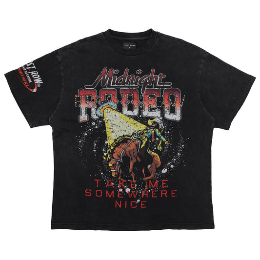 MIDNIGHT RODEO STRANGE FLASH TEE: Black / XL